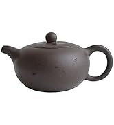 Teapot 10.8Oz Chinese Yixing Zisha Clay Pottery Handmade Xishi Tea Pot Ceramics Black Mud Heijing...