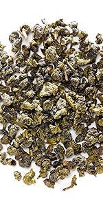 Tie Guan Yin Oolong Tea - Taiwanese High Mountain Green Oolong - Loose Leaf - Tieguanyin Wu Long Tea