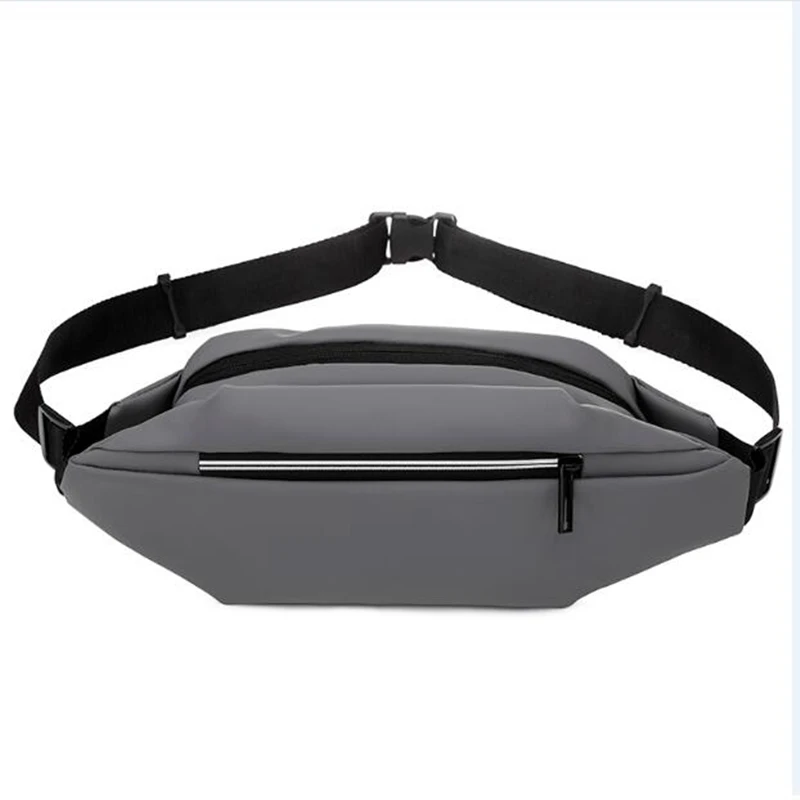Men Nylon Waist Bags Fanny Pack Belt Waist Packs Laser Chest Phone Pouch