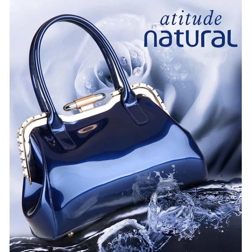 New-Luxury-Europe-diamond-Fashion-Women-Bags-Chains-Patent-Leather-Shoulder-bag-Famous-Brand-Shoulder-Handbag