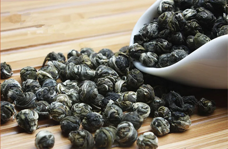  250g 100% JASMINE DRAGON PEARLS TEA FREE SHIPPPING jasmine tea gunpowder 