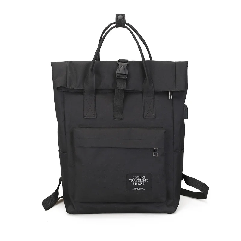 Women Large Capacity Canvas Backpack Multifunctional Shoulder Laptop Rucksack USB School Bag Fashion Travel Backpack for Girls