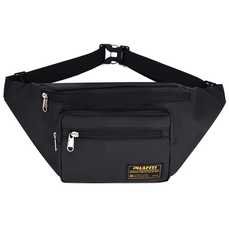 Men Chest Waist Pack Belly Purse Waist Bag for men Zipper Pocket Fashion Sling Bags