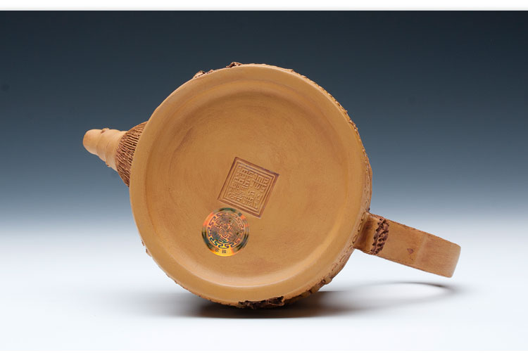 Handmade Imitation Bamboo Segment Teapot（Squirrel Blessing） (23).jpg