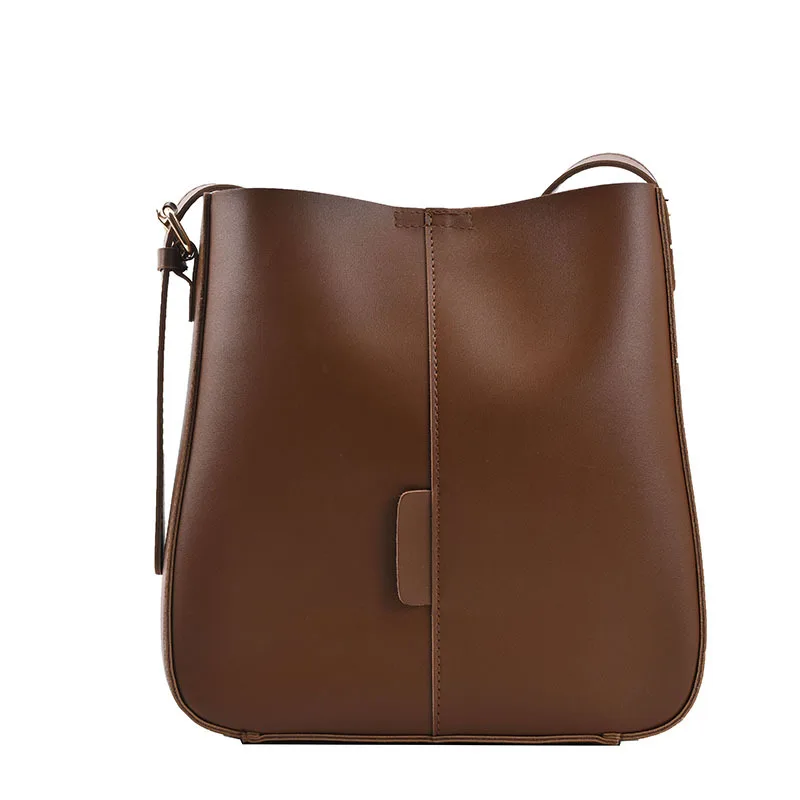 Fashion Women Message Bags Female Student Classic Shoulder Bags Drawstring Briefcase sac en cuir