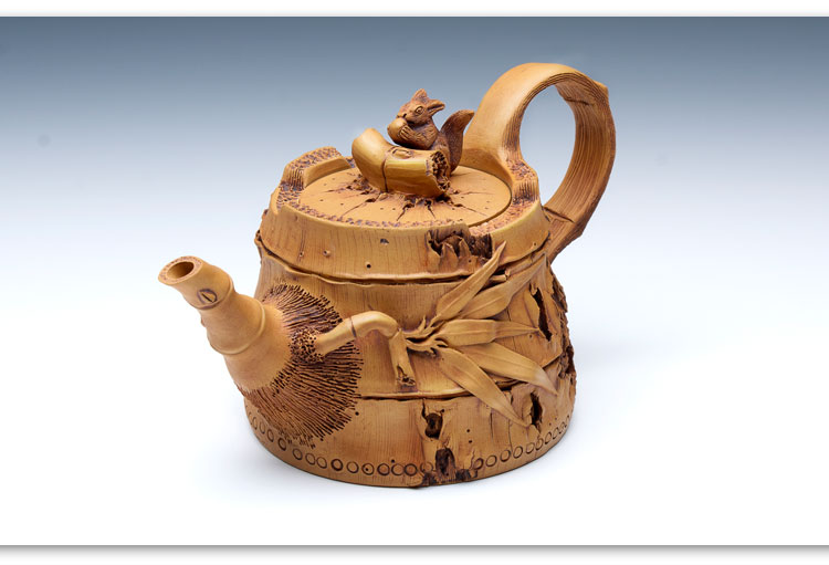Handmade Imitation Bamboo Segment Teapot（Squirrel Blessing） (20).jpg