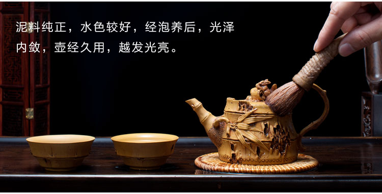 Handmade Imitation Bamboo Segment Teapot（Squirrel Blessing） (16).jpg