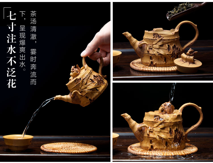 Handmade Imitation Bamboo Segment Teapot（Squirrel Blessing） (15).jpg