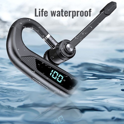 Trucker Wireless Bluetooth 5.2 Earpiece Headset Mic Earbud Noise Cancelling + - Picture 13 of 20