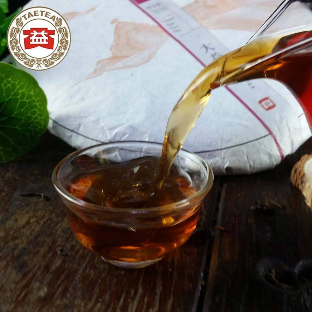 100% Authentic TAETEA Pu'er 7592 Puerh Cake Ancient Tree Ripe Puer Tea 357g