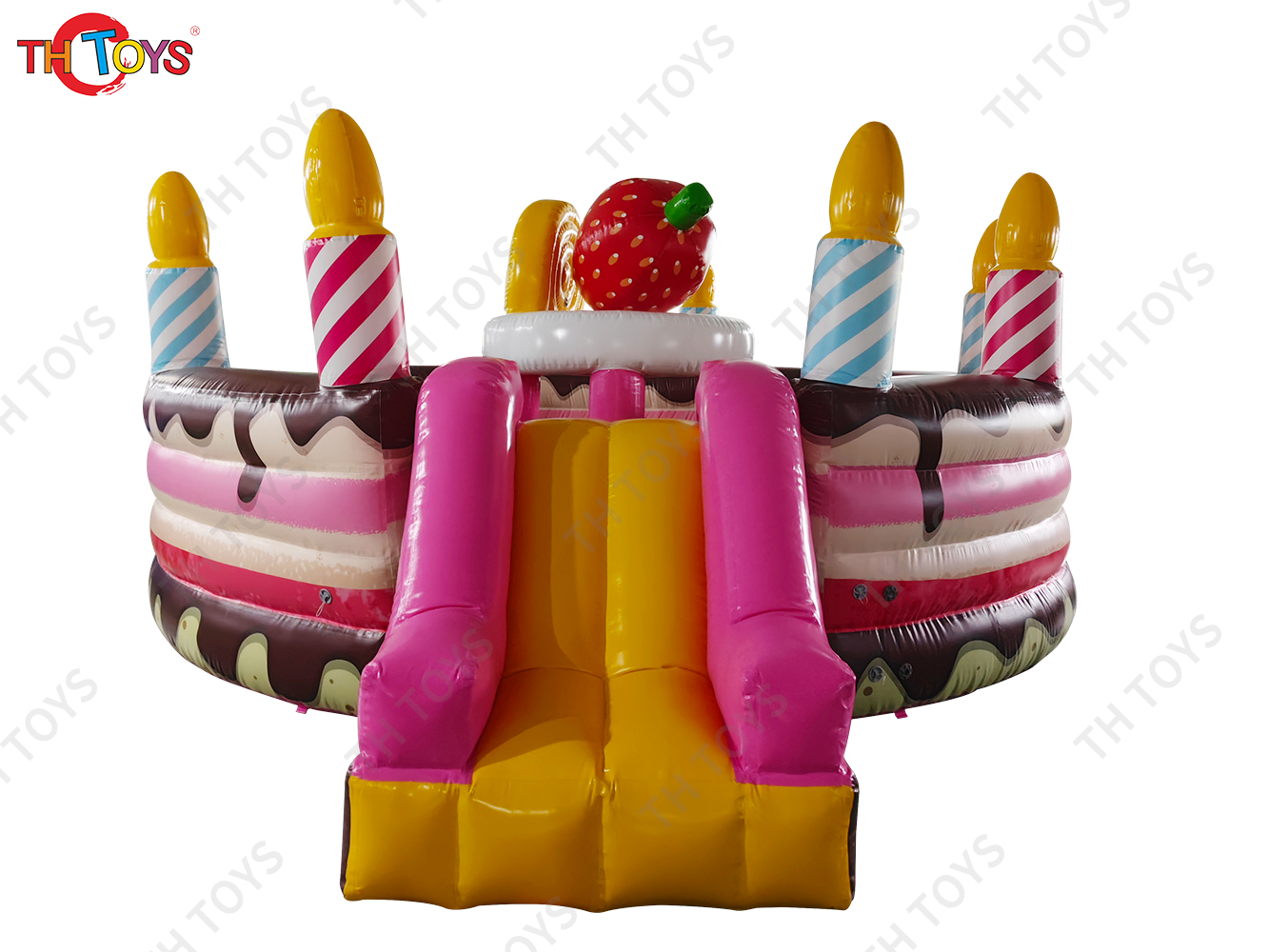 Inflatable Cake Bouncer Castles with cover Child Jumping Bouncy Castle Trampoline Bounce House Inflatable Bouncer 4.5x2.5mH