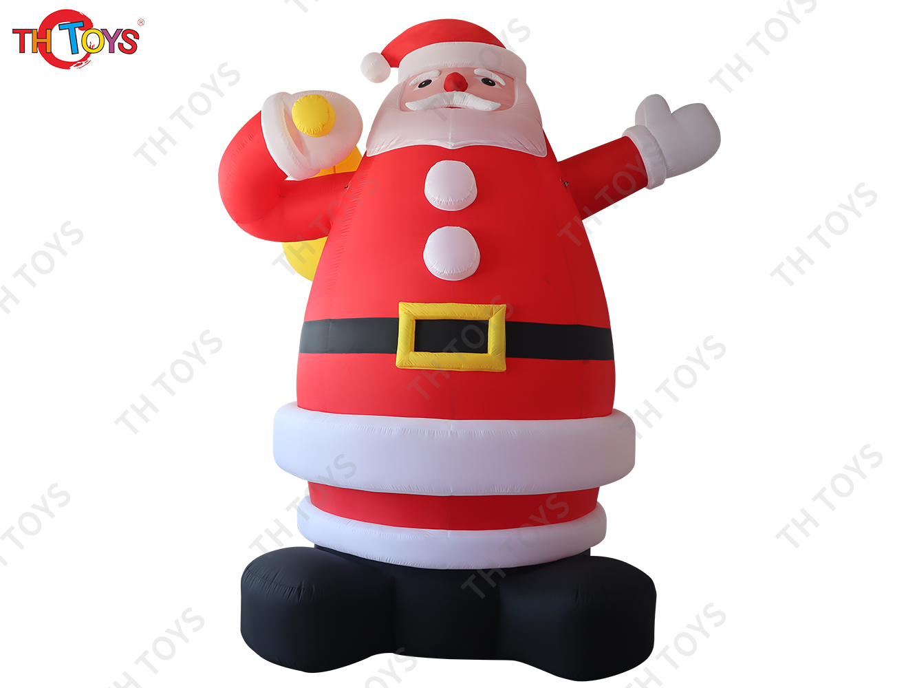 Christmas Man Inflatable Character Santa Claus, outdoor Advertising santa claus Inflatables with gift bag