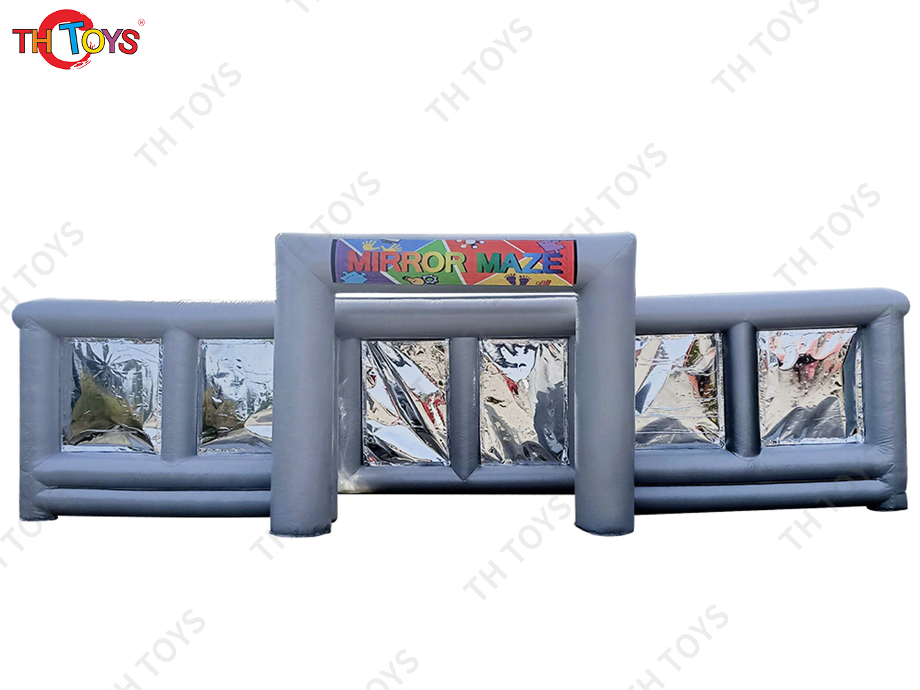 outdoor Haunted Halloween Inflatable Maze for Adults Kids, customzied inflatable mirror maze for sale