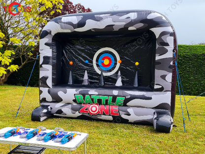 Inflatable Interactive Games Inflatable Shooting Range Sport Game Kids Carnival Darts Shooting Toys