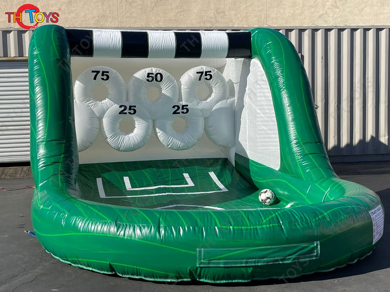 4x3m Inflatable Football Shootout Game Soccer Tossing Target Goal Carnival Sport Games for Sale