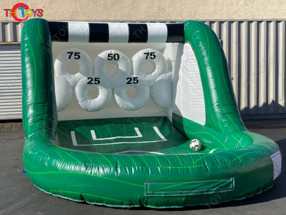 4x3m Inflatable Football Shootout Game Soccer Tossing Target Goal Carnival Sport Games for Sale