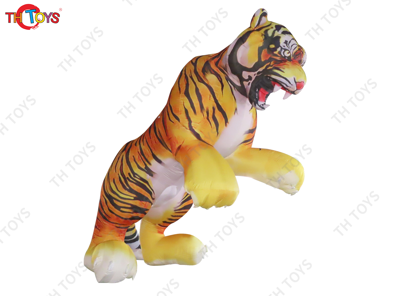 customized New Year Giant Inflatable Standing Up Tiger for Display