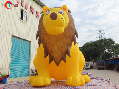 Giant Inflatable Lion Replica Model Animal Cartoon Lion for Outdoor Commercial Advertising Decoration