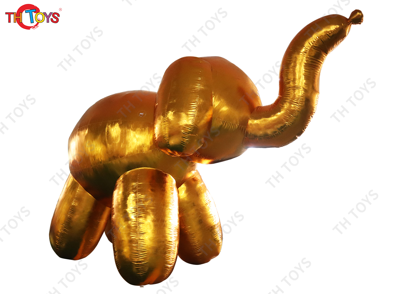 3m 10ft Inflatable Golden Elephant,customized inflatable Elephant Animal Mascot Balloon for Advertising