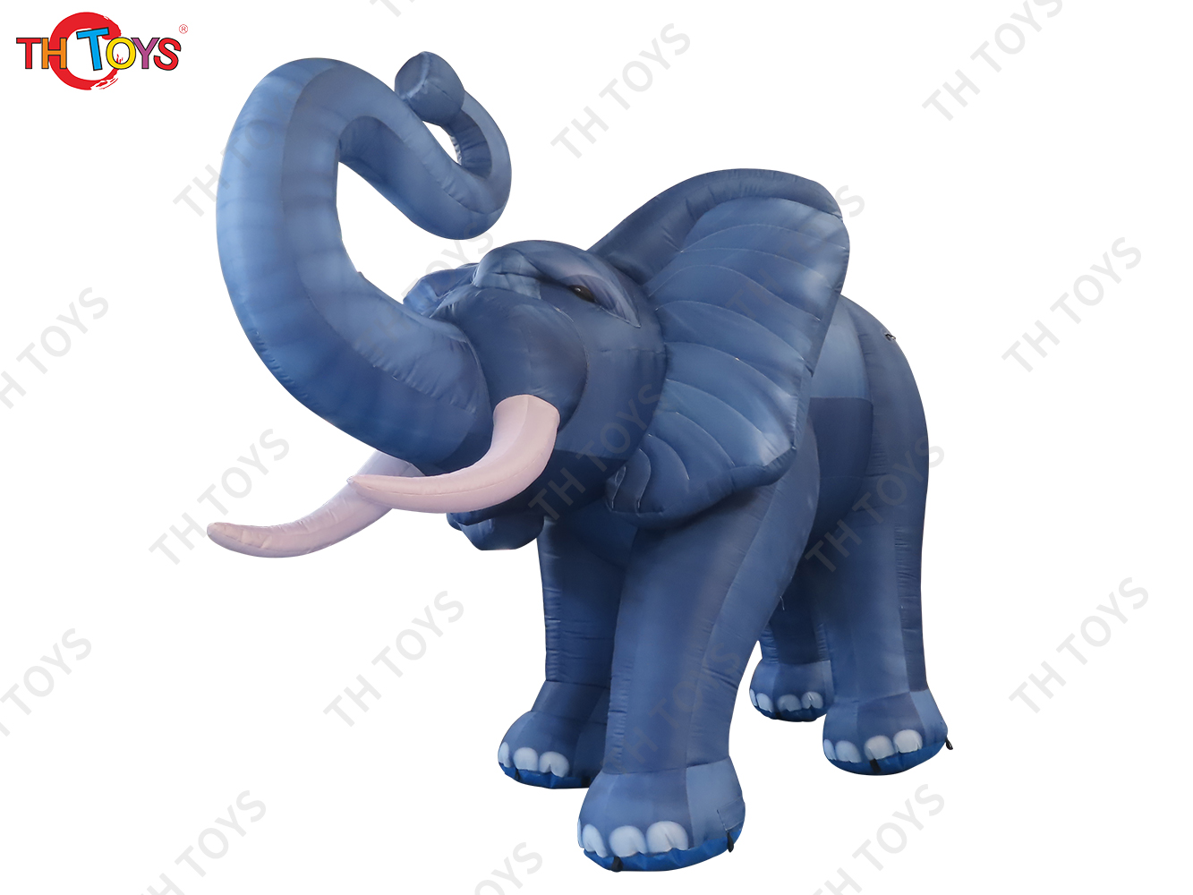 Golden Inflatable Elephant Model Blow Up Animal Balloon for Decoration Advertising