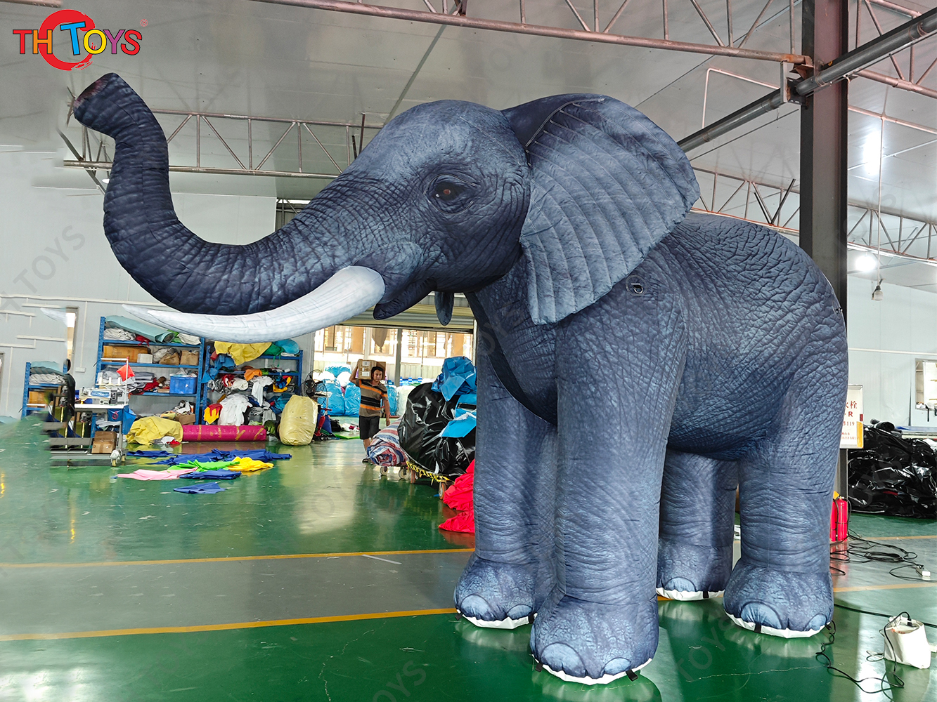 Giant Inflatable Elephant 3m 4m 5m Realistic-Looking Inflatable Animals for event advertising big inflatables
