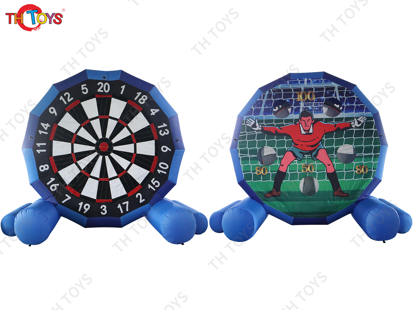 double sides Inflatable Soccer Dart Board,Inflatable Football Shooting Target Outdoor Sports Games