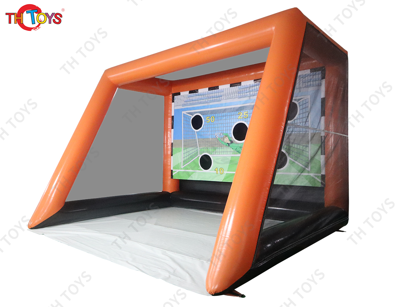 5x4m Inflatable Football Soccer Toss Gate Outdoor Blow Up Inflatable Shoot Out Carnival Game Goal for Sale