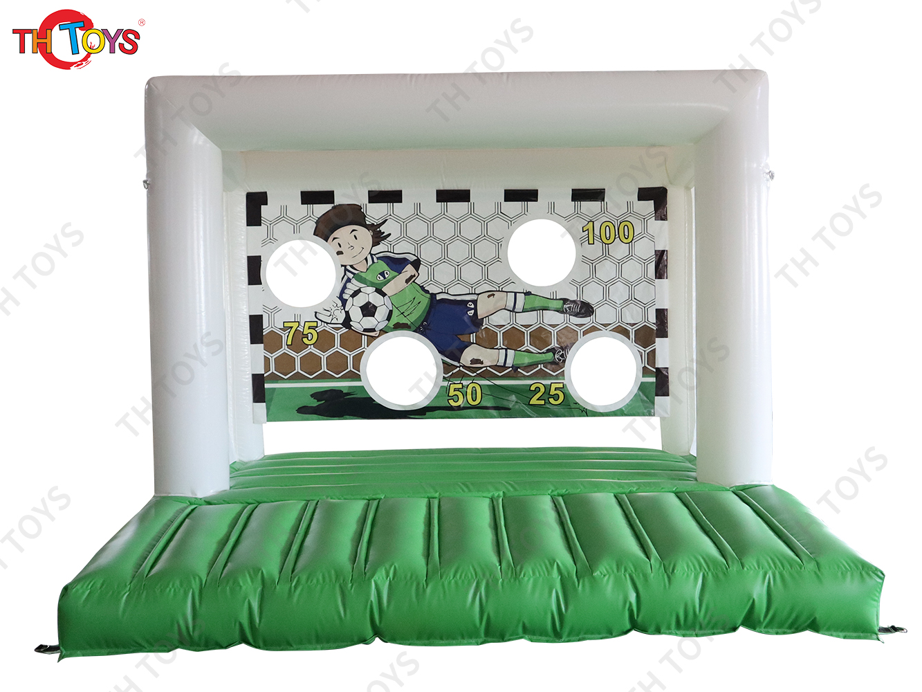 Inflatable Football Shootout Game, Outdoor Sport Game Inflatable Football Shooting Target games for kids