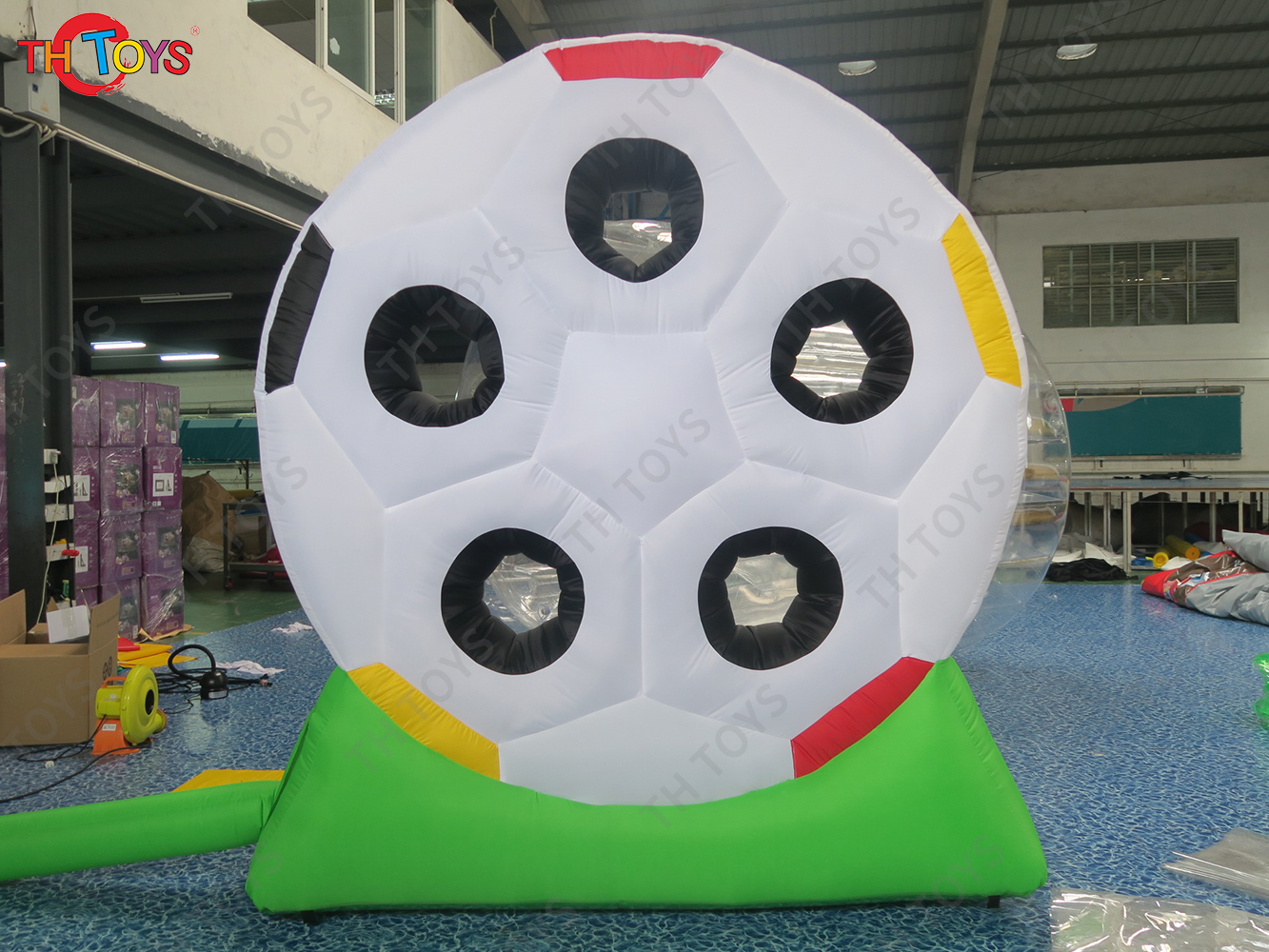Inflatable Soccer Football Dart Board Blow Up Foot Darts Shooting Target Sports Carnival Game