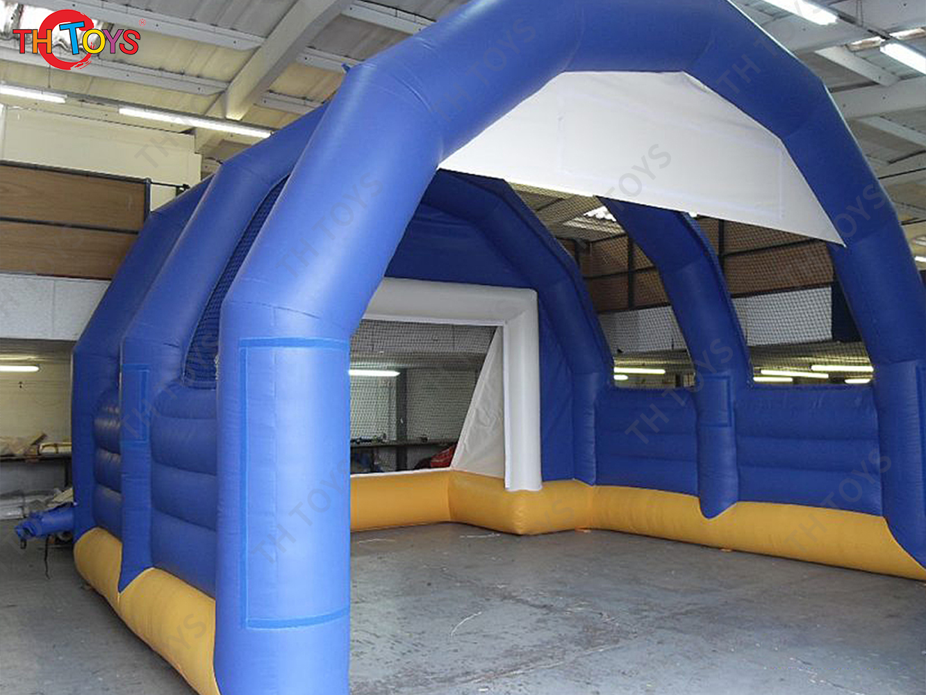 Inflatable Football Target Commercial Inflatable Soccer Shootout Bouncy Goalkeeper with Blower