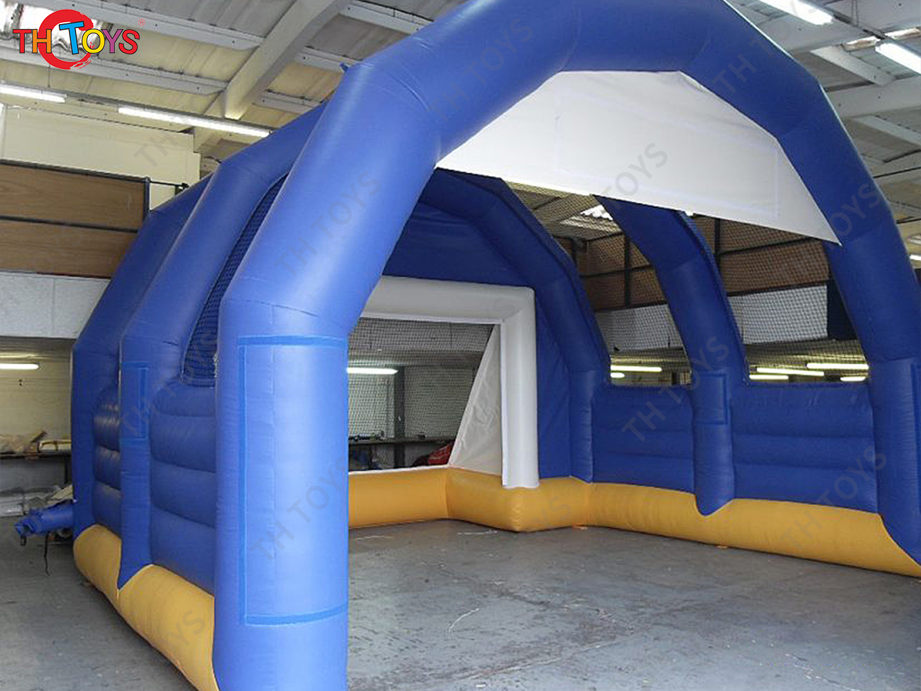 Inflatable Football Target Commercial Inflatable Soccer Shootout Bouncy Goalkeeper with Blower