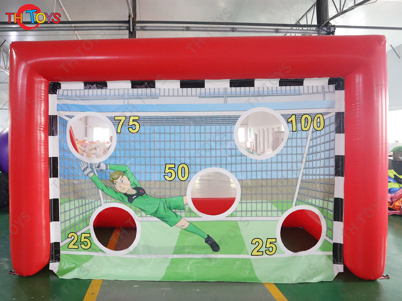 inflatable football soccer toss game,inflatable football target,inflatable soccer shooting goal