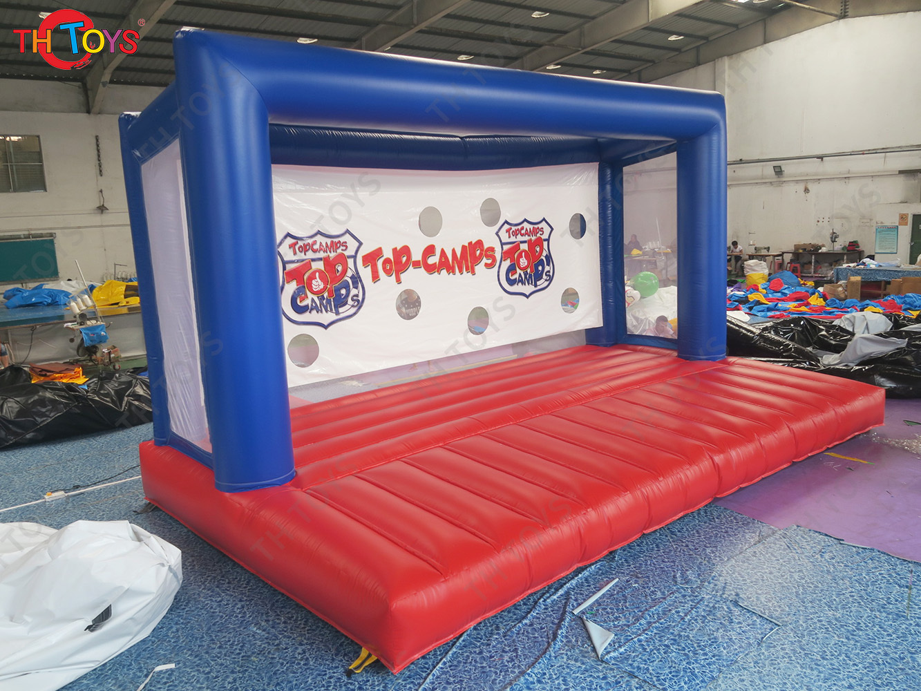7x4m Optional Giant Carnival Sport Inflatable Soccer Target Football Goal Shootout Goal Unisex for Playground Use