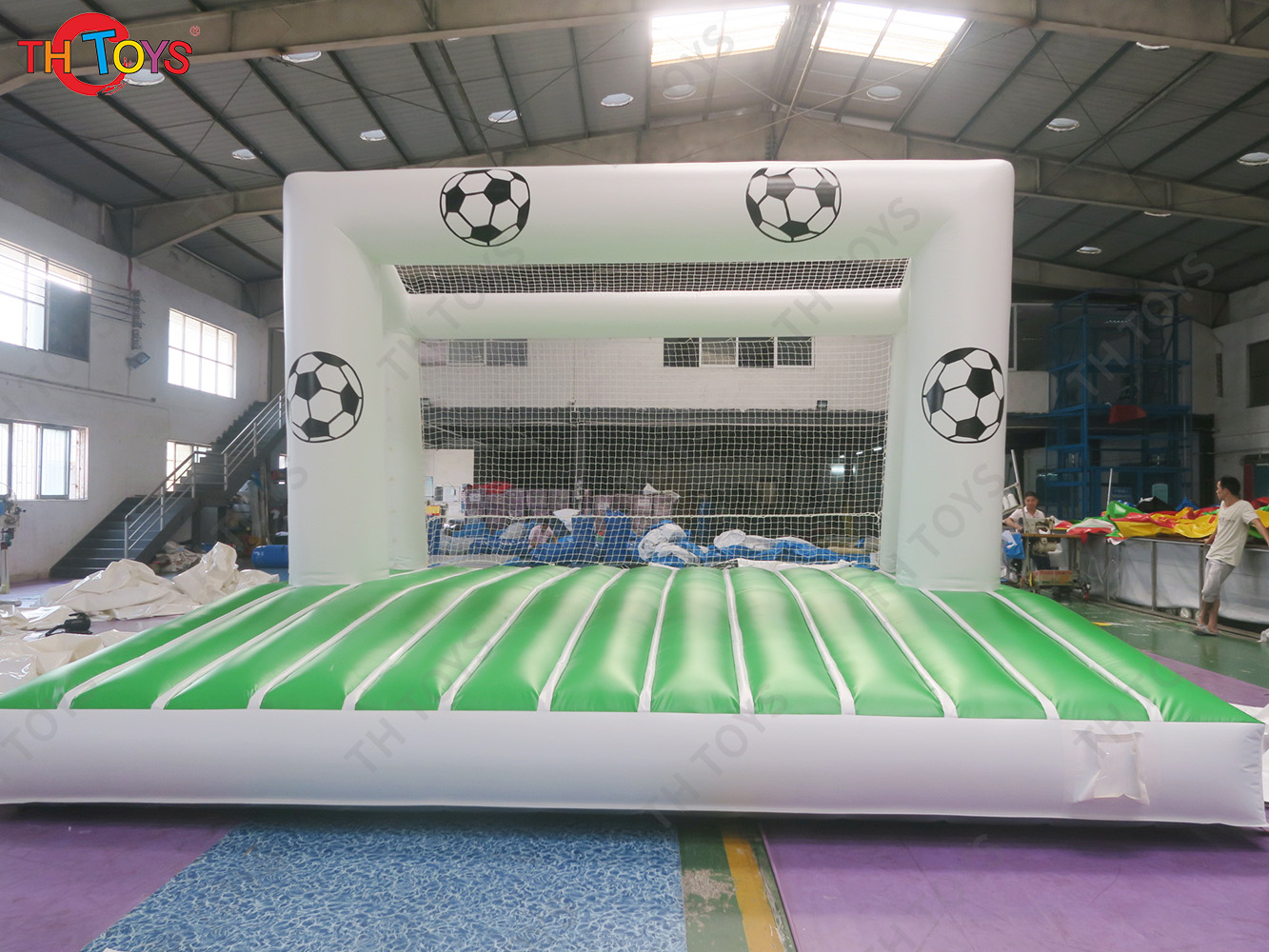 5x4m Optional Giant Carnival Sport Inflatable Soccer Target Football Goal Shootout Goal Unisex for Playground Use