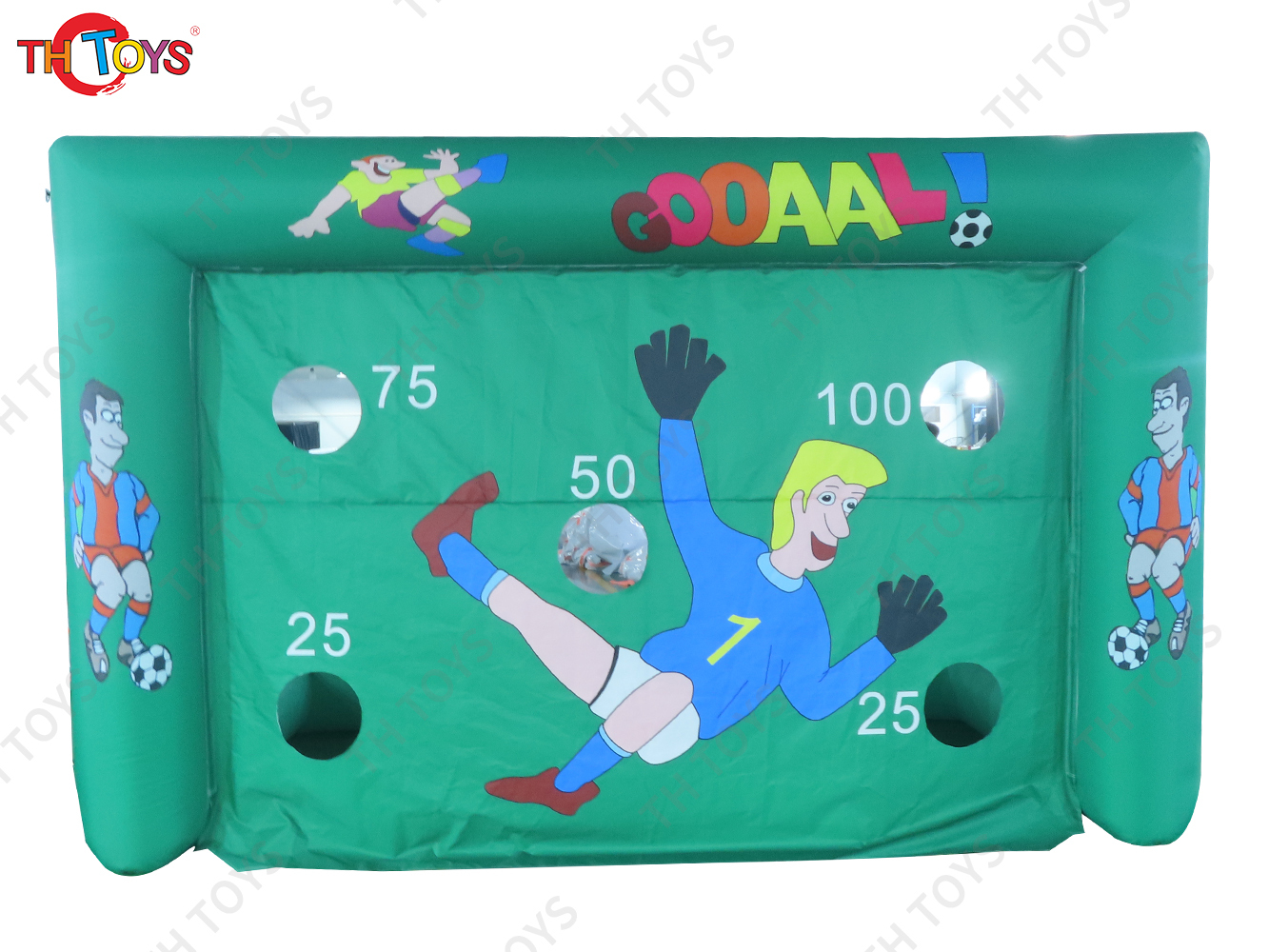 4x2.5m Optional Inflatable Football Shoot Out Game Inflatable Football Goal Carnival Sport Game Toys for Sale