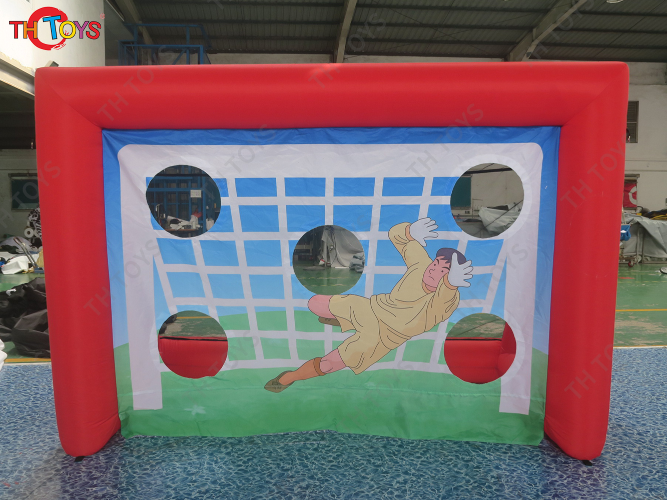 3x1.5x2mH Optional Inflatable Football Shoot Out Game Inflatable Football Goal Carnival Sport Game Toys for Sale