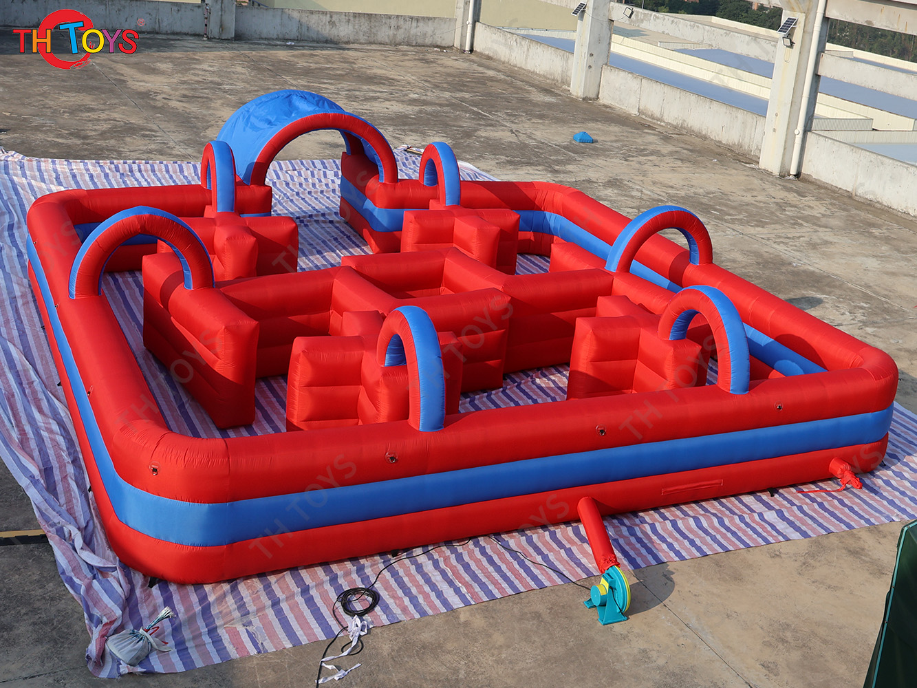 inflatable maze arena, inflatable maze tag, big inflatable maze game durable inflatable puzzle labyrinth game