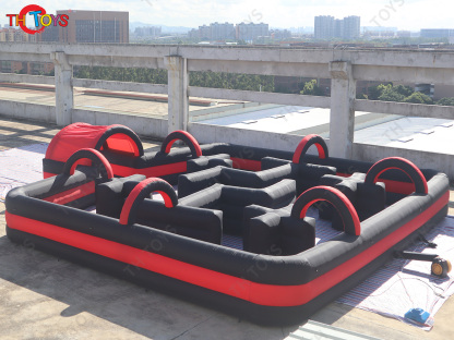 Inflatable maze arena, inflatable maze tag, big inflatable maze game durable inflatable puzzle labyrinth game