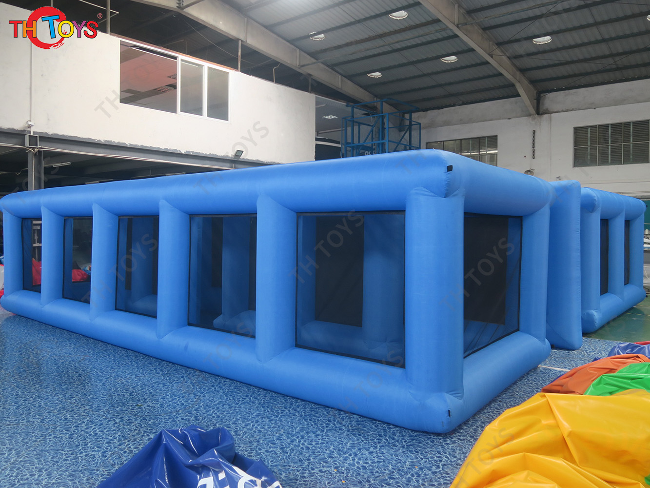 Halloween Haunted House Inflatable Maze With Cover Custom Logo Kids Inflatable Maze