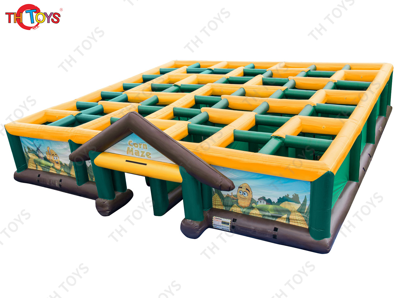 Giant Inflatable Corn Maze Arena Sports Game, outdoor portable Inflatable Haunted House obstacle Maze