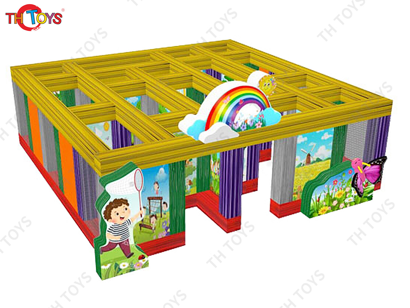 express shipment,customized inflatable Halloween Haunted house Christmas maze, outdoor Inflatable laser tag funny game labyrinth
