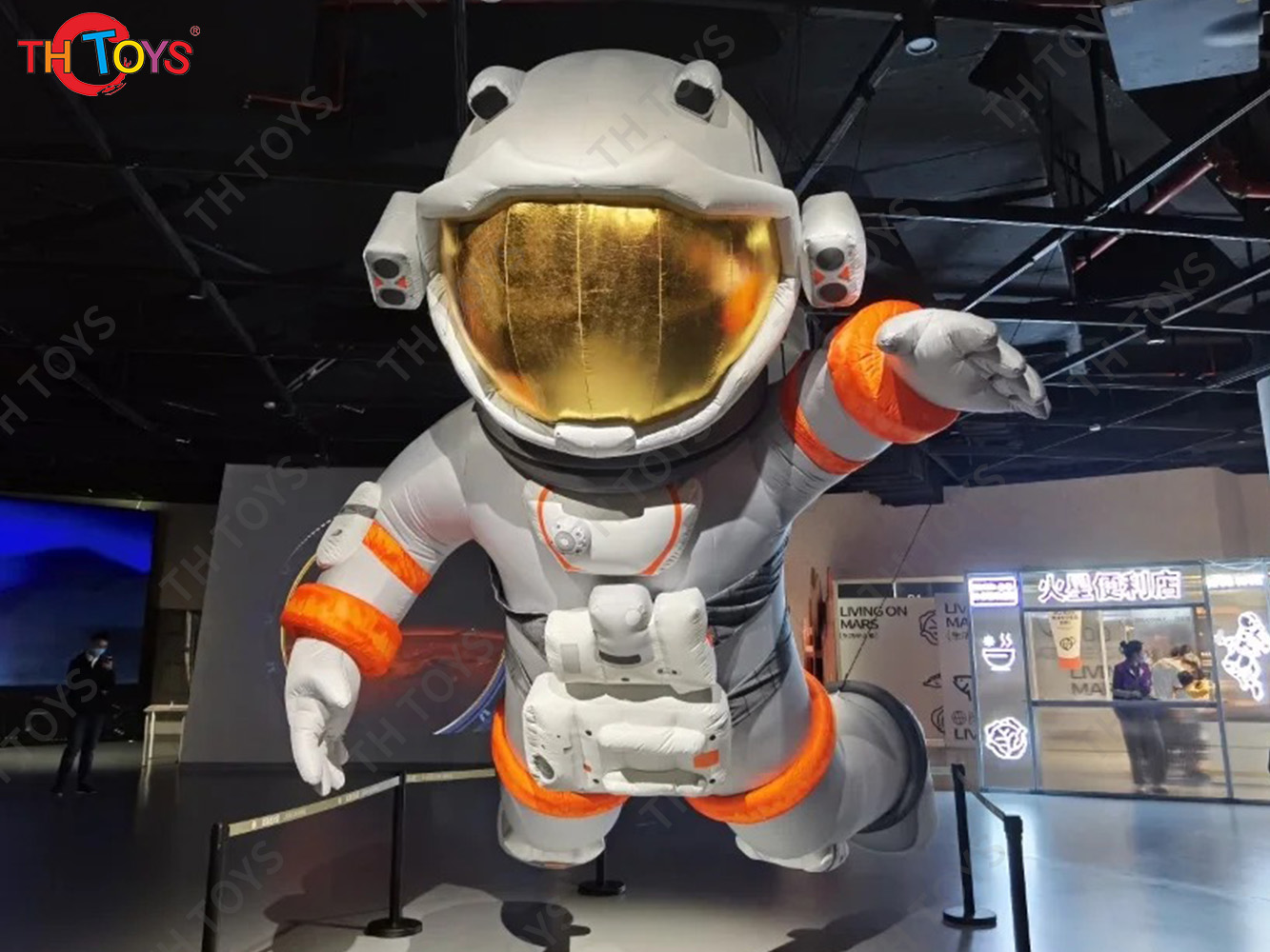 Giant Inflatable Astronaunt Replica Model Outdoor Advertising Inflatable Spaceman Character with Blower