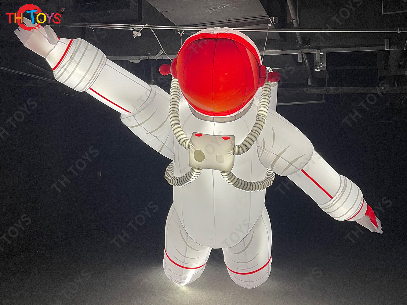 Outdoor Giant Inflatable Spaceman Inflatable Astronaut with led light for advertising