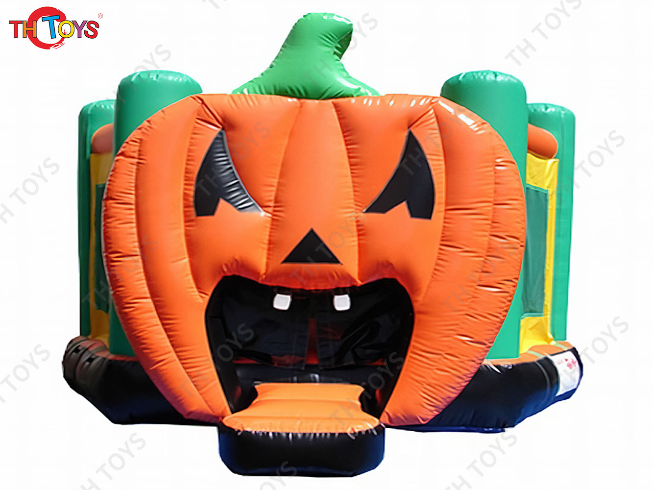 Inflatable Trampoline Bouncy Castle Jumping House With Blower Inflatable Bouncer Castle Kids Backyard Halloween Bounce House