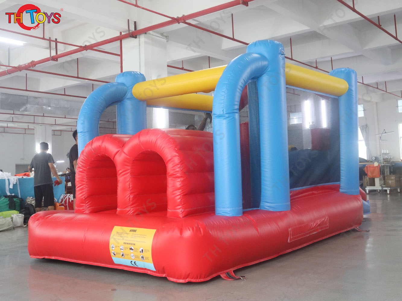 5.2x2.5m PVC Tarpaulin Inflatable Bouncer Cheap Inflatable Bouncy Castle Bounce House Toys with Slide