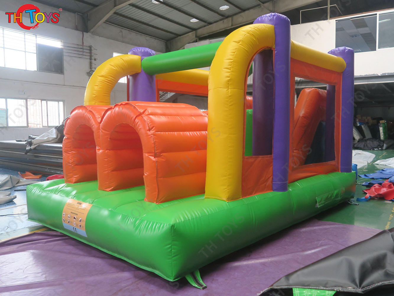 6x3m PVC Tarpaulin Inflatable Bouncer Cheap Inflatable Bouncy Castle Bounce House Toys with Slide