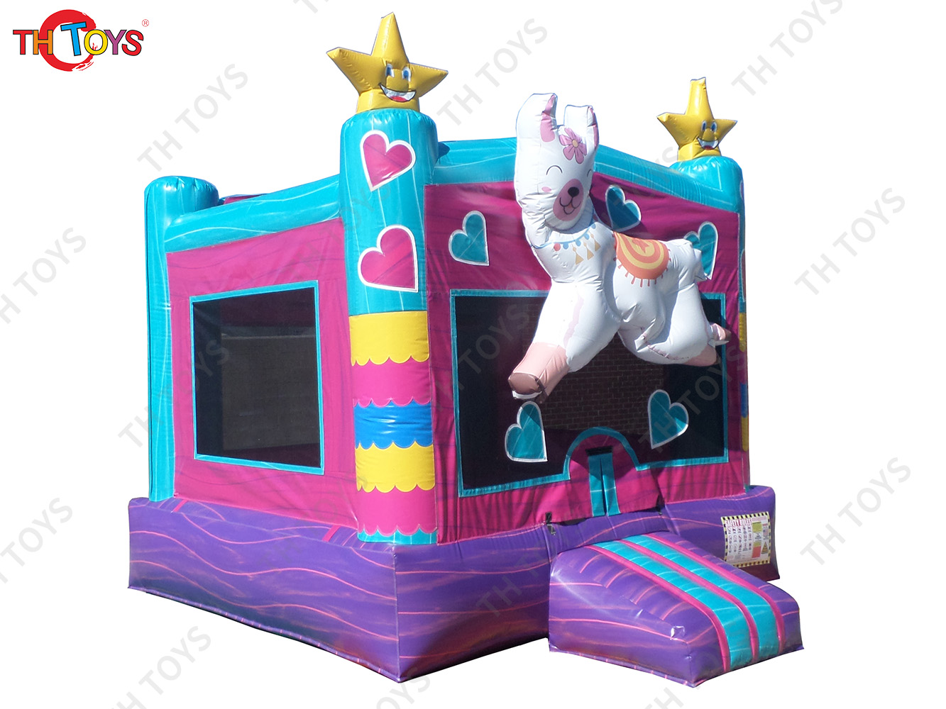 Dinosaur animal inflatable bouncy house, 2025 new style party rental inflatable jumper house for kids