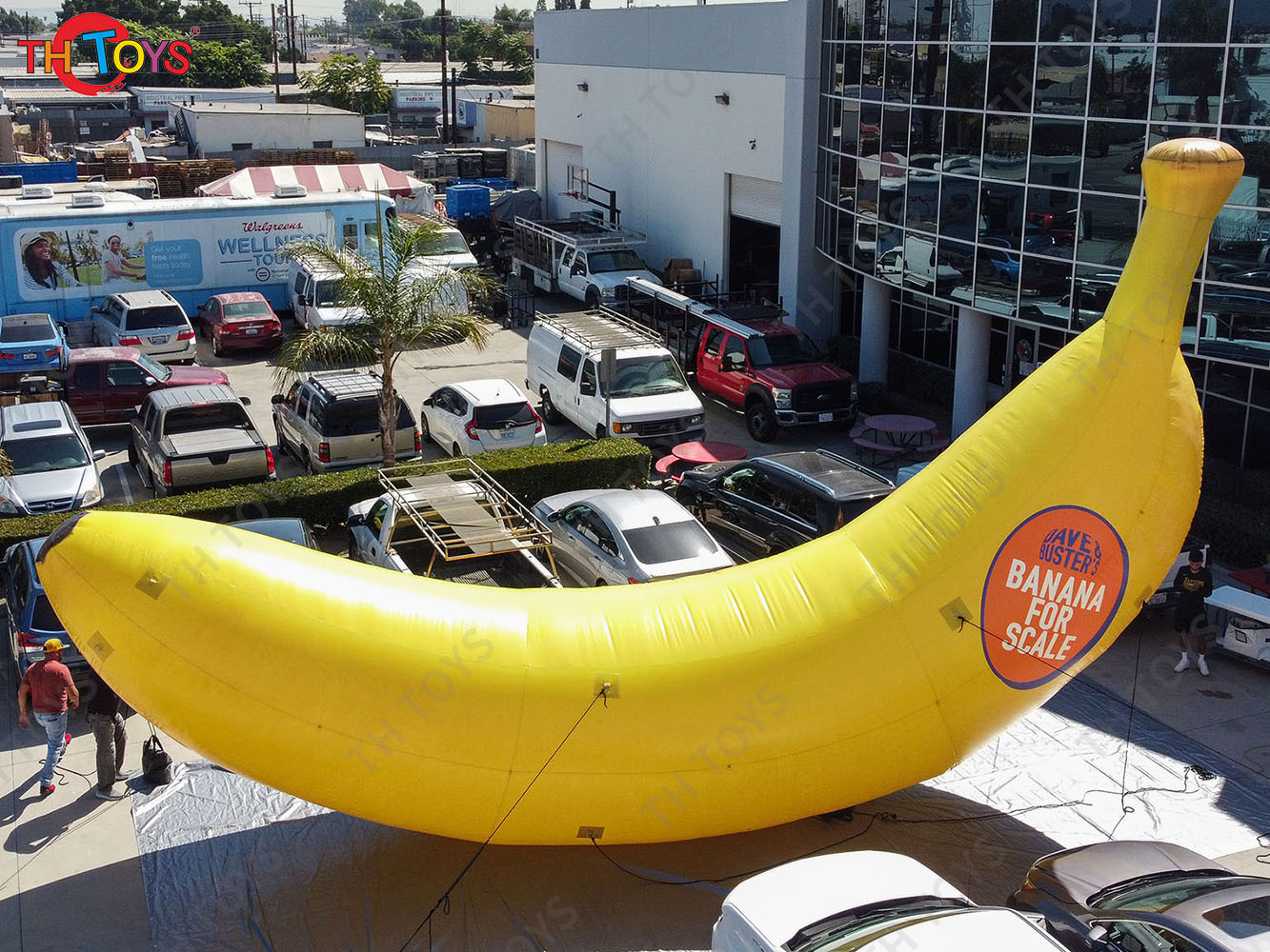 Outdoor Advertising Giant Inflatable Banana Fruit Model