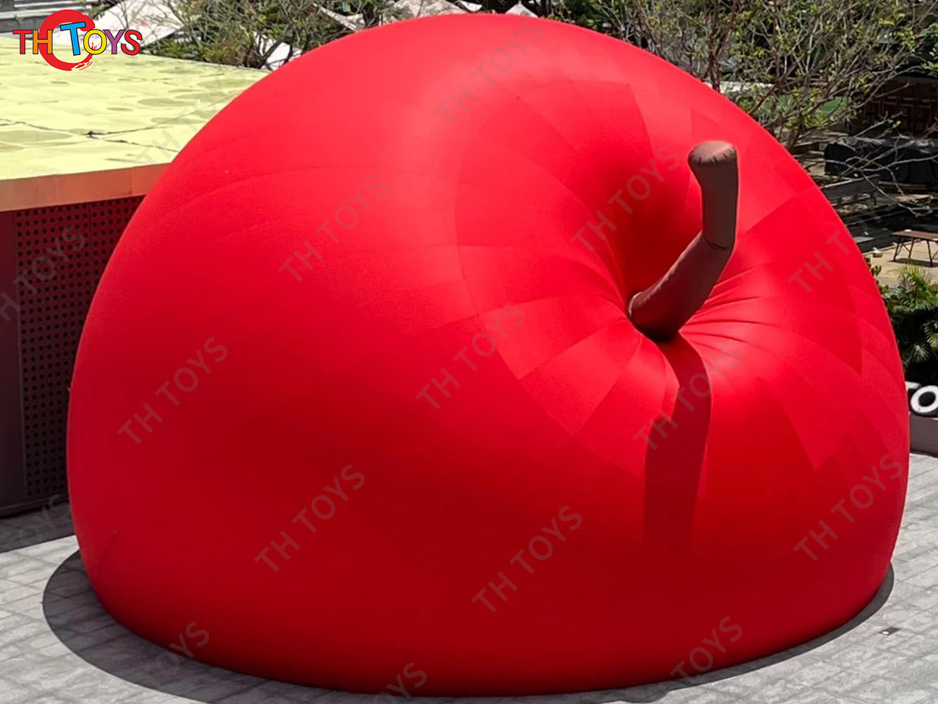 Outdoor Advertising Giant Inflatable Apple Fruit Model