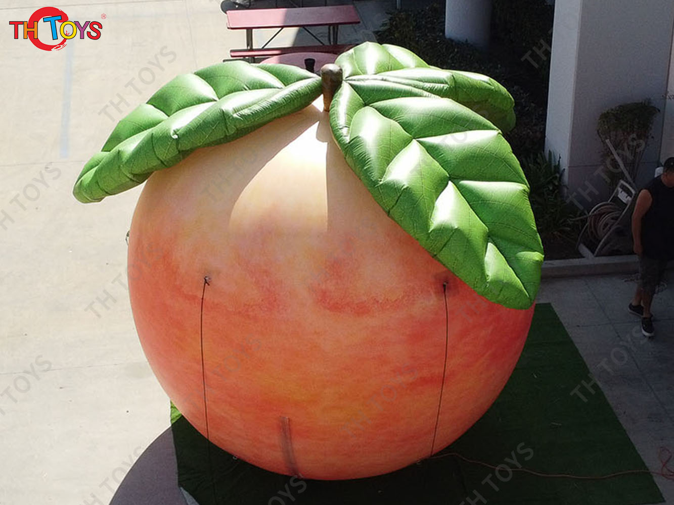 Outdoor Advertising Giant Inflatable Peach Fruit Model